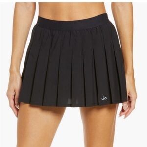 ALO Yoga Black Mini Tennis Skirt